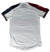 Atlante 26/27 White/Blue/Red Chest Stripe Away Jersey