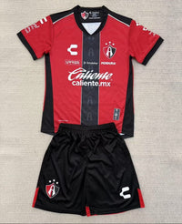 Atlas 25/26 Black/Red Home Kids Jersey Set
