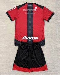 Atlas 25/26 Black/Red Home Kids Jersey Set