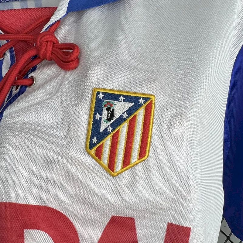 Atletico de Madrid 1996/97 Retro Blue/White Third Jersey