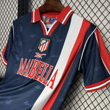 Atletico de Madrid 1998/99 Retro Blue/Orange Away Jersey