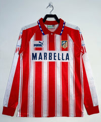 Atletico Madrid 1994/95 Vintage Retro Home Long Sleeves Jersey - Concept Kits