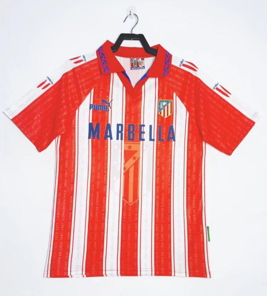Atletico Madrid 1995/96 Vintage Retro Home Jersey - Concept Kits