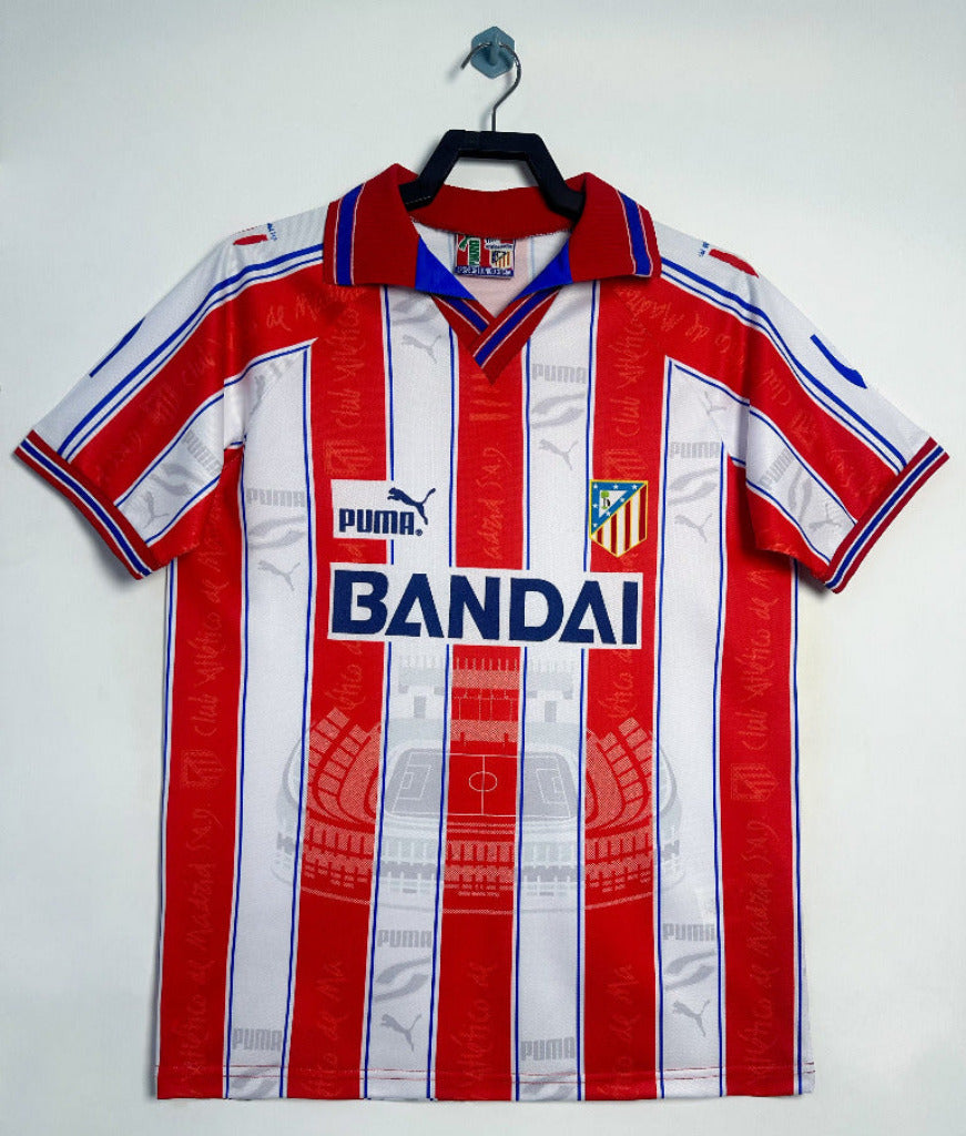 Atletico Madrid 1996/97 Vintage Retro Home Jersey - Concept Kits