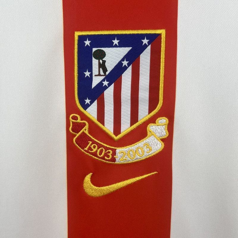 Atletico Madrid 2003/04 Vintage Retro Home Jersey