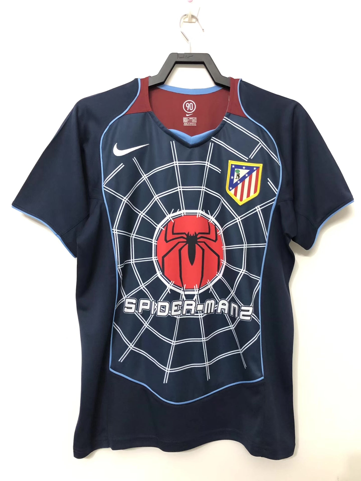 Atletico Madrid 2004/05 Vintage Retro Away Jersey (Spider-Man) - Concept Kits