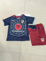 Atletico Madrid 2004/05 Vintage Retro Away Kids Jersey Set