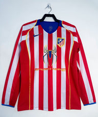 Atletico Madrid 2004/05 Vintage Retro Home Long Sleeves Jersey - Concept Kits