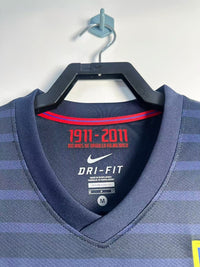 Atletico Madrid 2011/12 Retro Navy Blue Away Jersey