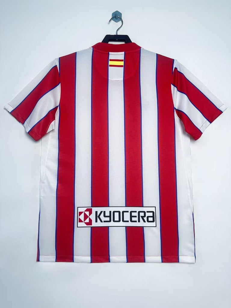 Atletico Madrid 2011/12 Retro Red/White Home League Version Jersey