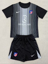 Atletico Madrid 25/26 Black Goalkeeper Kids Kit - Concept Kits