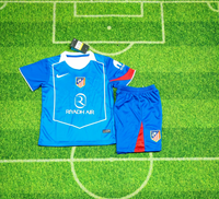 Atletico Madrid 25/26 Blue Third Kids Jersey Set