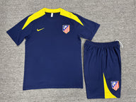 Atletico Madrid 25/26 Blue/Yellow Kids Jersey Set