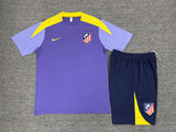 Atletico Madrid 25/26 Purple/Yellow Kids Jersey Set