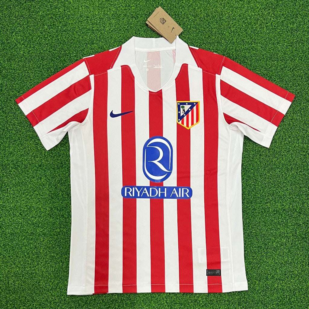 Atletico Madrid 25/26 Red White Stripe Home Jersey - Concept Kits