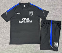 Atletico Madrid 26/27 Black/Blue Kids Training Jersey Set