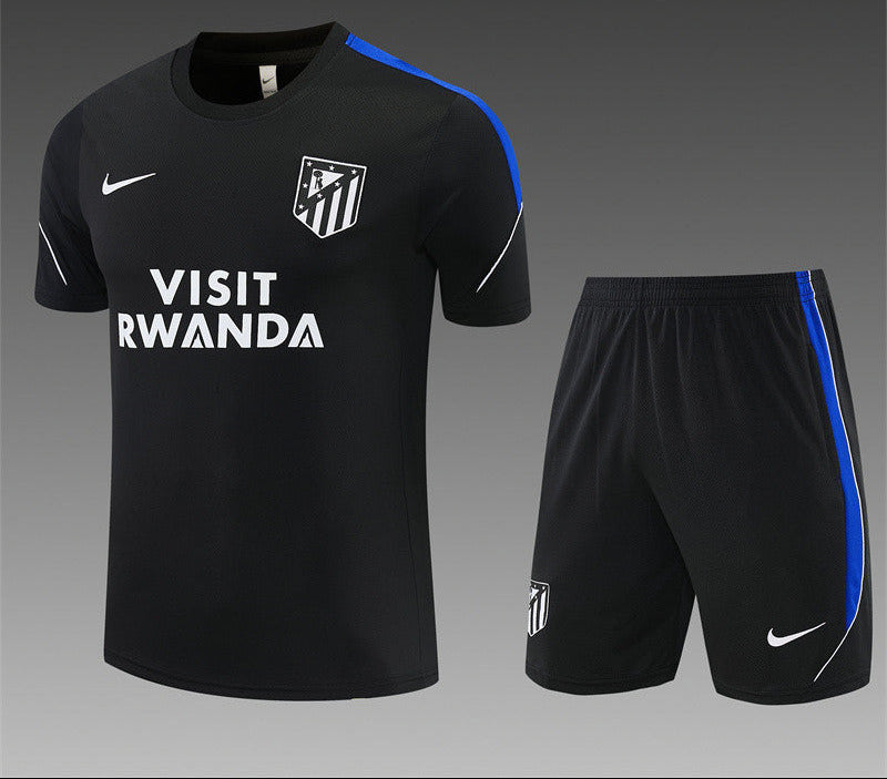 Atletico Madrid 26/27 Black/Blue Kids Training Jersey Set