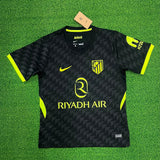 Atletico Madrid 26/27 Black/Bright Yellow Away Jersey
