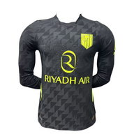 Atletico Madrid 26/27 Black/Volt-Yellow Away Long Sleeve Player Version Jersey