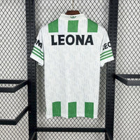 Atletico Nacional 1996/97 Retro White/Green Home Jersey