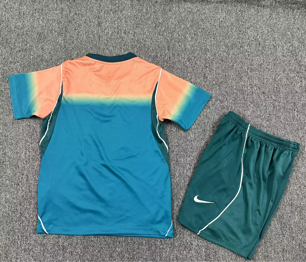 Australia 2026 Deep Teal Away Kids Jersey Set