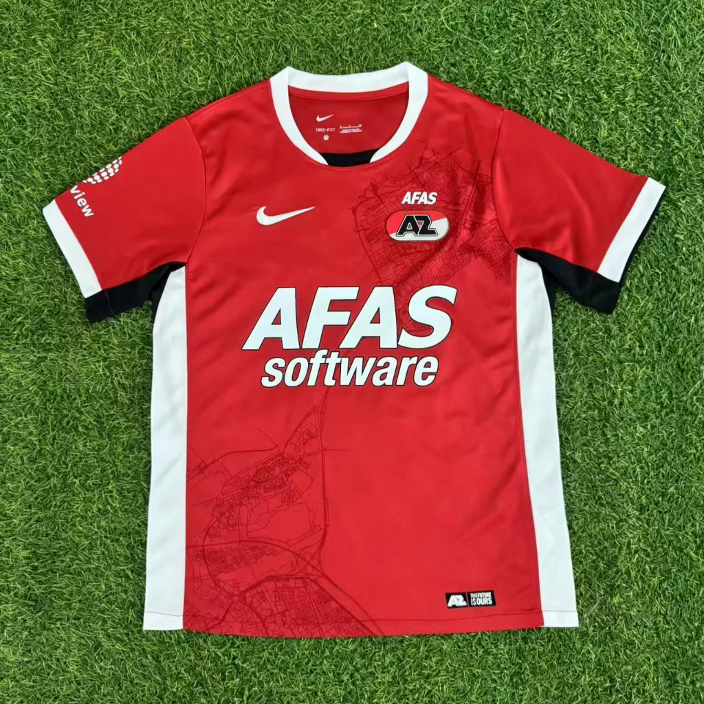 AZ Alkmaar 25/26 Red/White Home Jersey