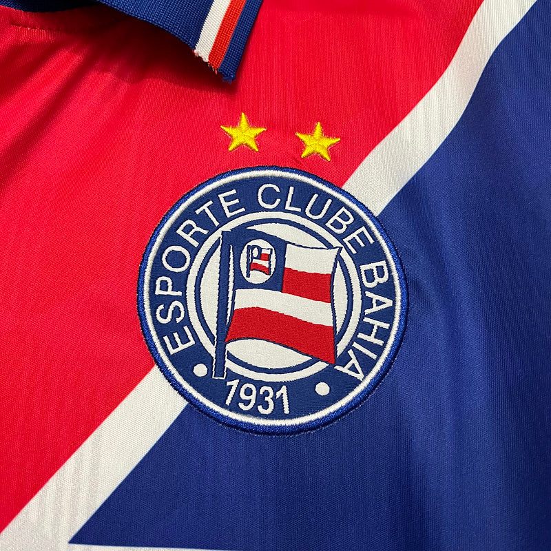 Bahia 1996 Retro Orange/Blue Away Jersey