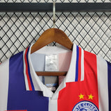 Bahia 1996 Retro Version Blue/Orange Away Jersey
