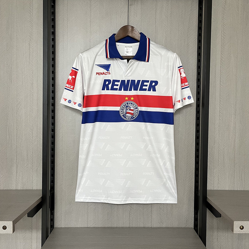 Bahia 1996 Vintage Retro White/Red Home Jersey
