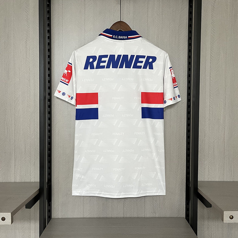 Bahia 1996 Vintage Retro White/Red Home Jersey