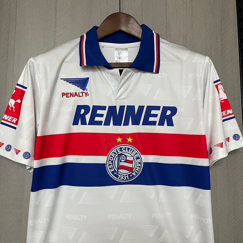 Bahia 1996 Vintage Retro White/Red Home Jersey