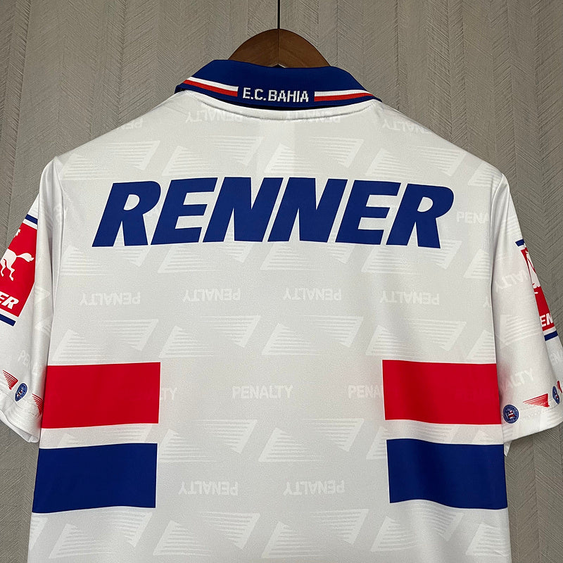 Bahia 1996 Vintage Retro White/Red Home Jersey