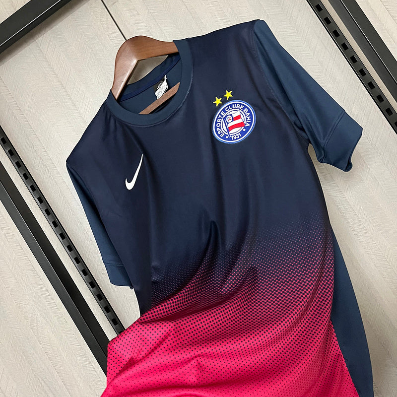 Bahia 2013/14 Retro Blue/Red Third Jersey