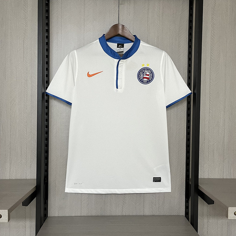 Bahia 2013/14 Retro White/Blue Home Jersey