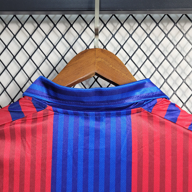 Barcelona 1991/92 Vintage Retro Home Long Sleeve Jersey