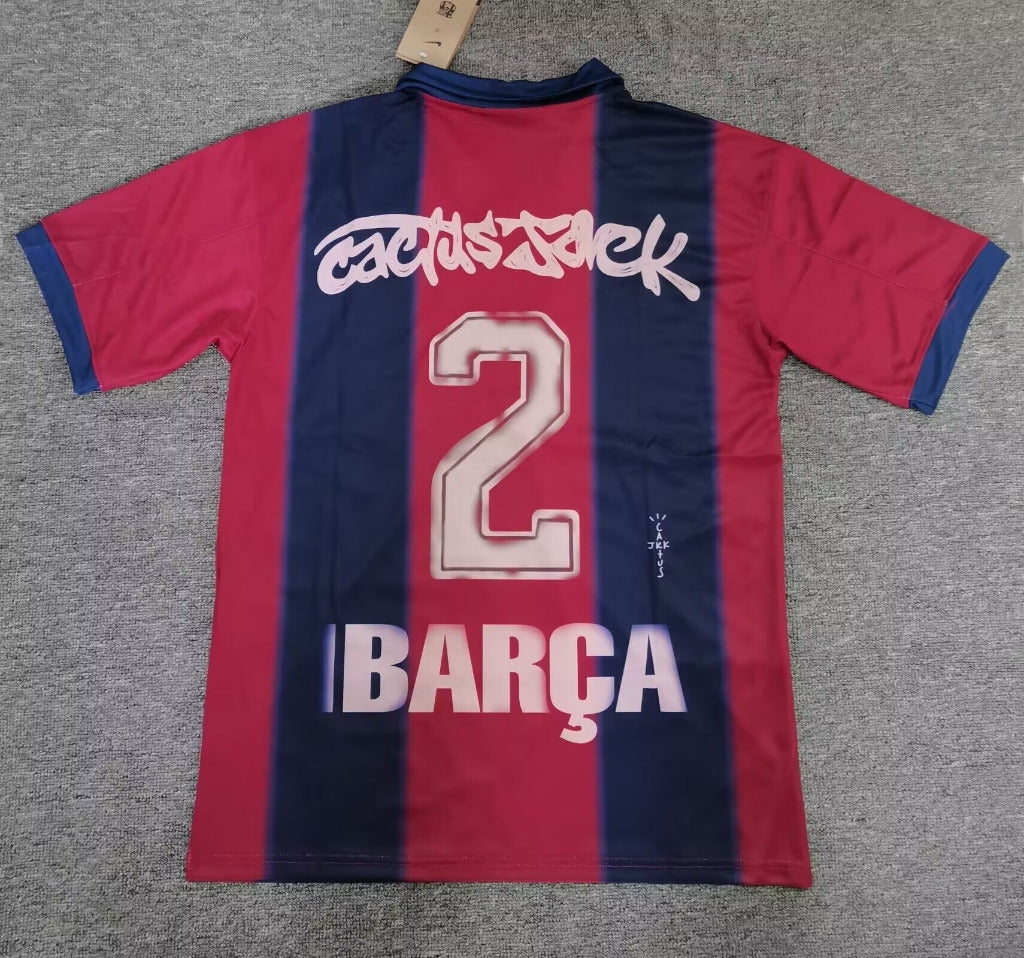Barcelona 2001 Retro Co-Branded Version Jersey