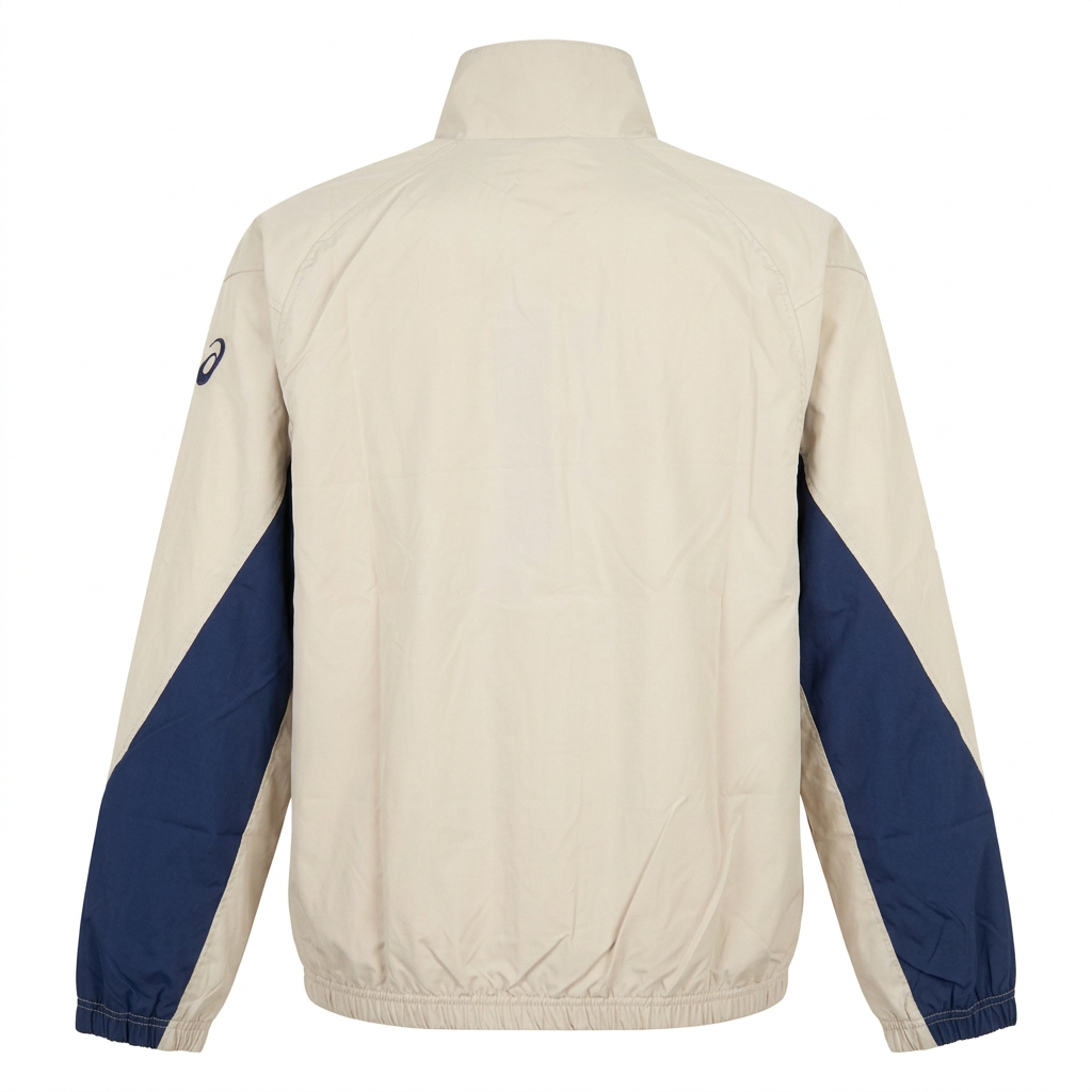 Barcelona 2003/04 Beige/Gold and Navy Windbreaker/Track Jacket