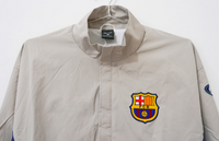Barcelona 2003/04 Beige/Gold and Navy Windbreaker/Track Jacket
