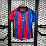 Barcelona 2004/05 Vintage Retro Blue/Deer Red Home Jersey