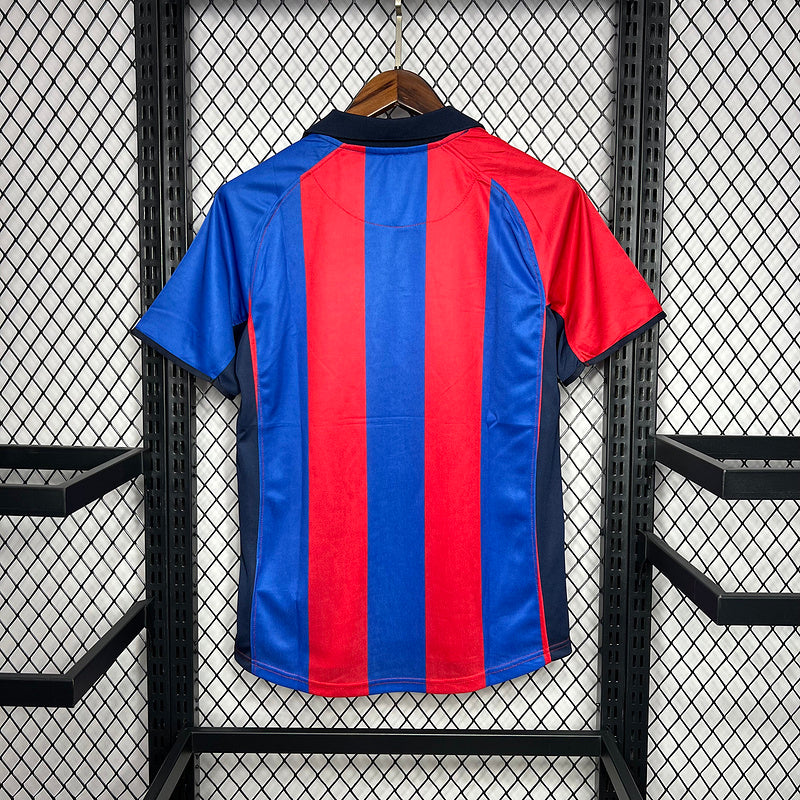 Barcelona 2004/05 Vintage Retro Blue/Deer Red Home Jersey