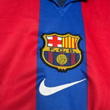 Barcelona 2004/05 Vintage Retro Blue/Deer Red Home Jersey