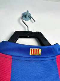 Barcelona 2007/08 Retro Red/Blue Home Long Sleeve Jersey