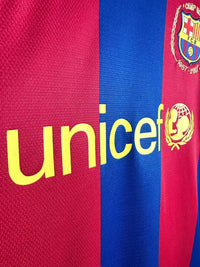 Barcelona 2007/08 Retro Red/Blue Home Long Sleeve Jersey