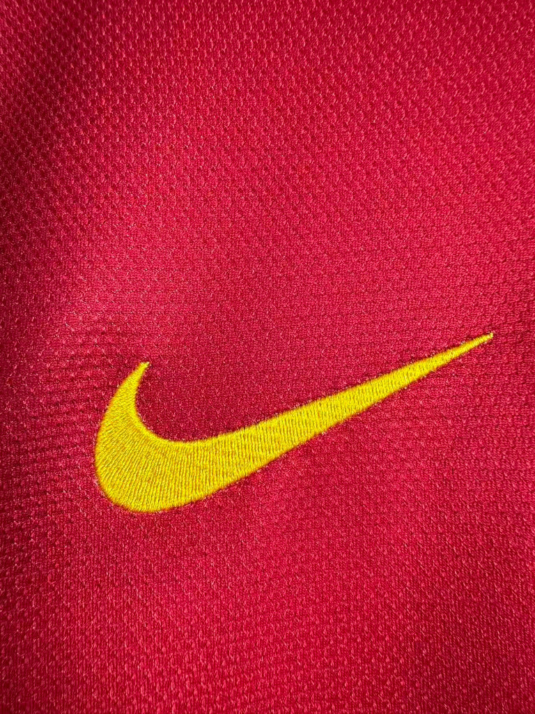 Barcelona 2007/08 Retro Red/Blue Home Long Sleeve Jersey