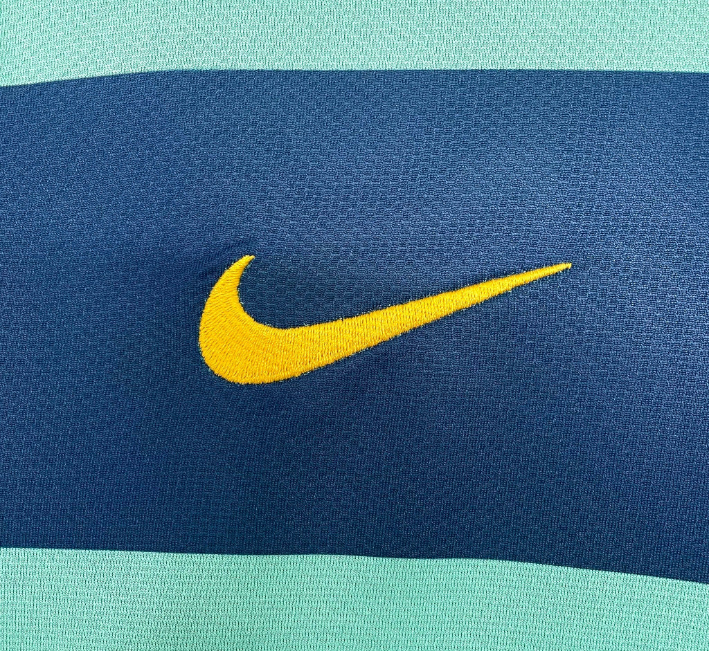 Barcelona 2010/11 Retro Green Away Long Sleeve Jersey