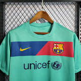 Barcelona 2010/11 Vintage Retro Green Away Jersey