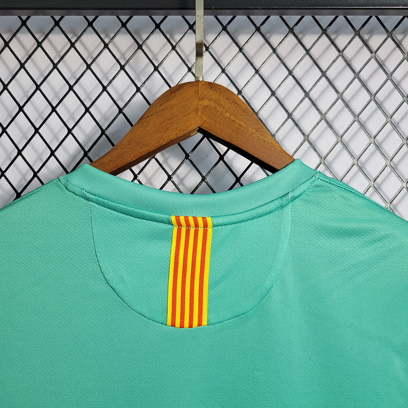 Barcelona 2010/11 Vintage Retro Green Away Jersey