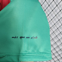 Barcelona 2010/11 Vintage Retro Green Away Jersey