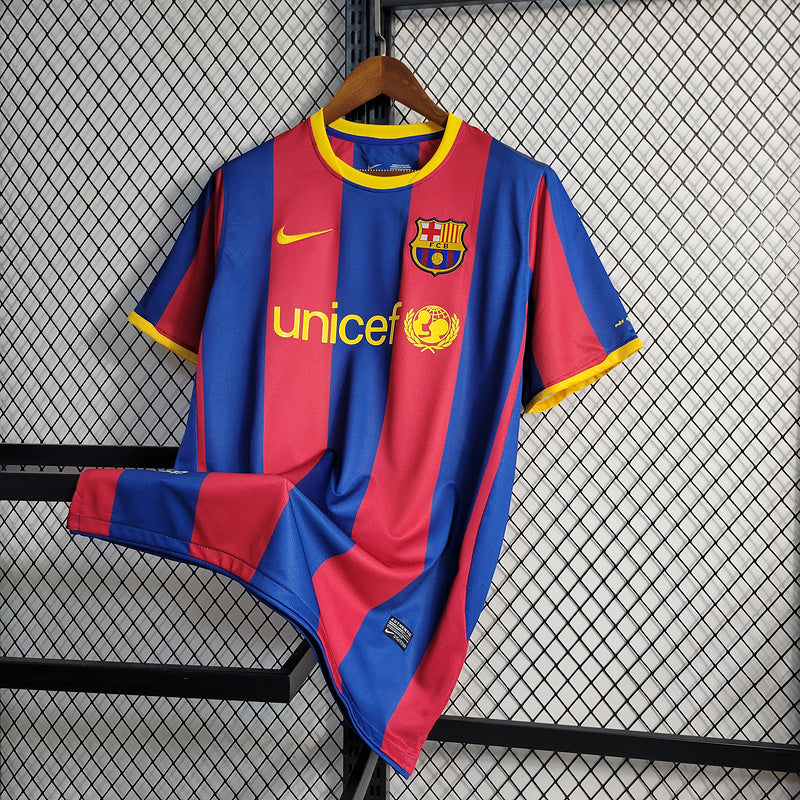 Barcelona 2010/11 Vintage Retro Home Jersey
