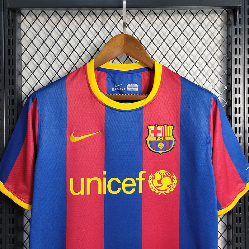 Barcelona 2010/11 Vintage Retro Home Jersey